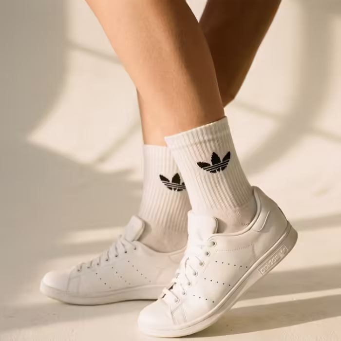 Носки Adidas TREFOIL CUSHION CREW Белый S - 5