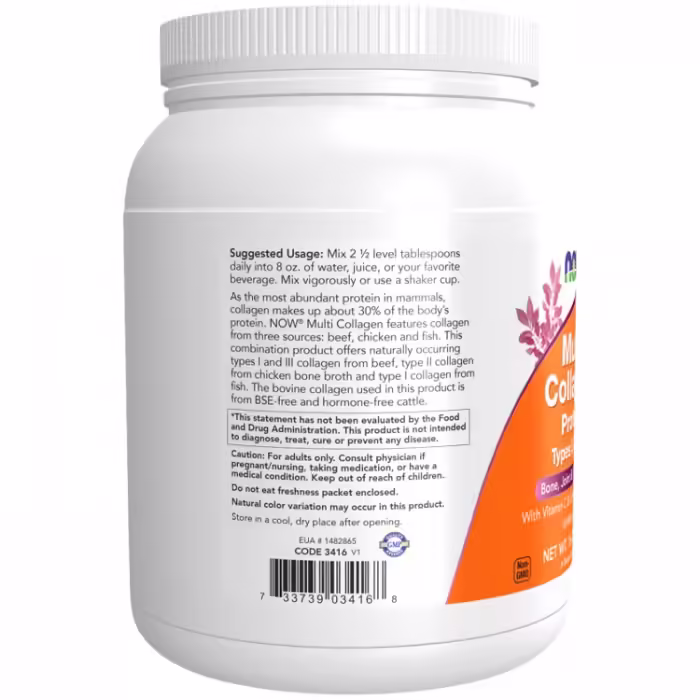 Витамины Now Foods Multi Collagen Protein Types I, II & III - 3