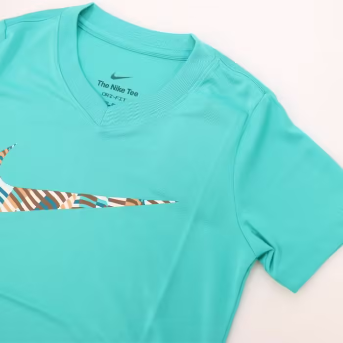 Футболка Nike G NK DF TEE rLEG VNECK SE+ Зеленый S - 6