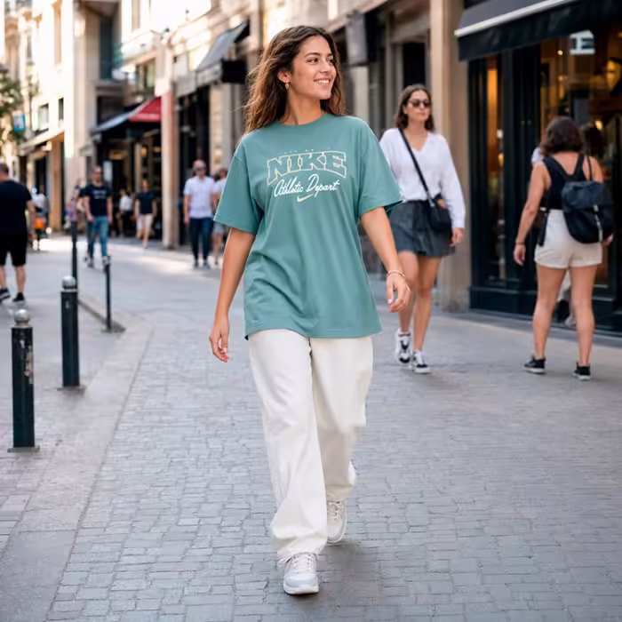 Tricou Nike W NSW SS TEE B2S OC Verde XS - 7