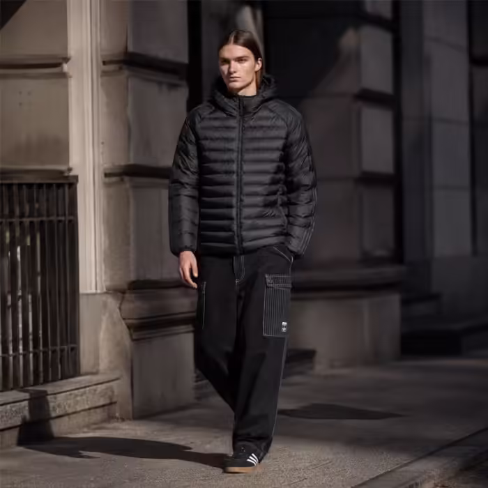 Scurta Adidas PAD HOODED JKT Negru XS - 7