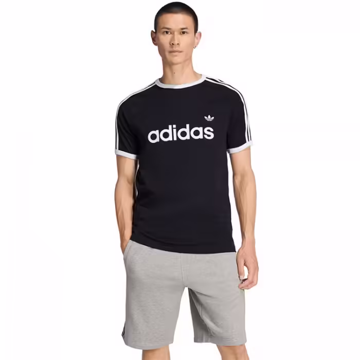 Футболка Adidas 3-STRIPES SLIM RINGER Черный S