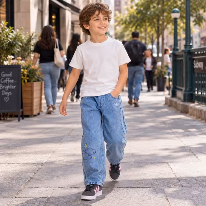 Pantaloni Adidas LOOSE DENIM - 7
