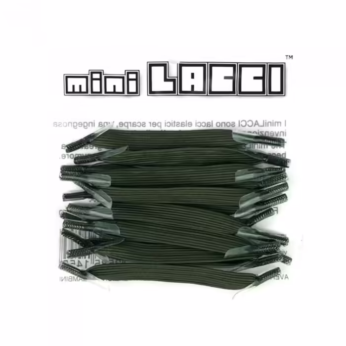 Set sireturi 12 buc miniLACCI ML-17 Verde inchis