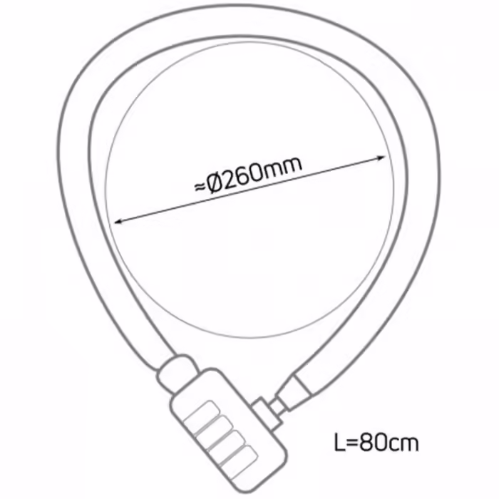 Велозамок Zefal K-TRAZ M12 CODE - 6