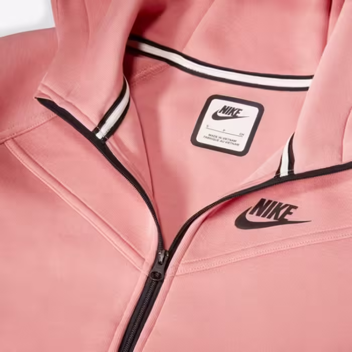 Толстовка Nike G NSW TCH FLC HD FZ LS Розовый S - 6