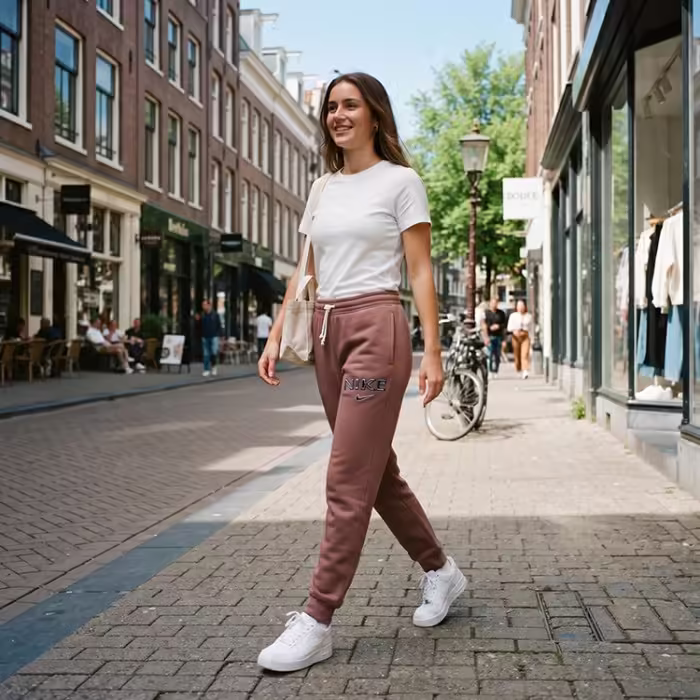 Pantaloni Nike W NSW PHNX FLC MR STD LOGO PNT - 6
