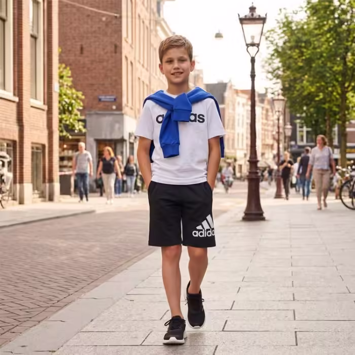 Шорты Adidas U BL SHORT Черный 128 - 7