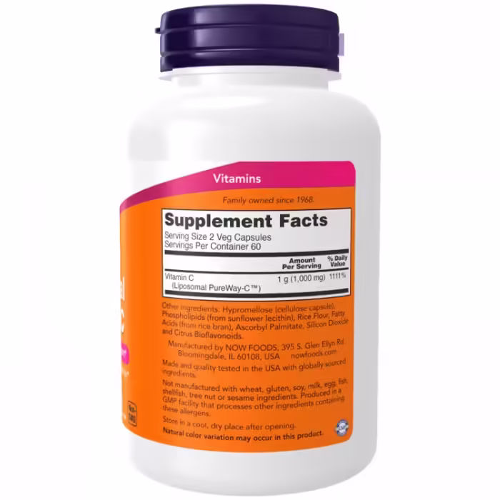 Vitamine Now Foods Liposomal Vitamin C - 3
