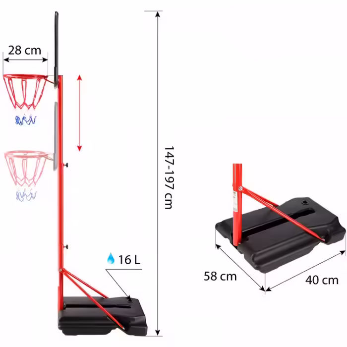Panou baschet NILS Basketball hoop - 11
