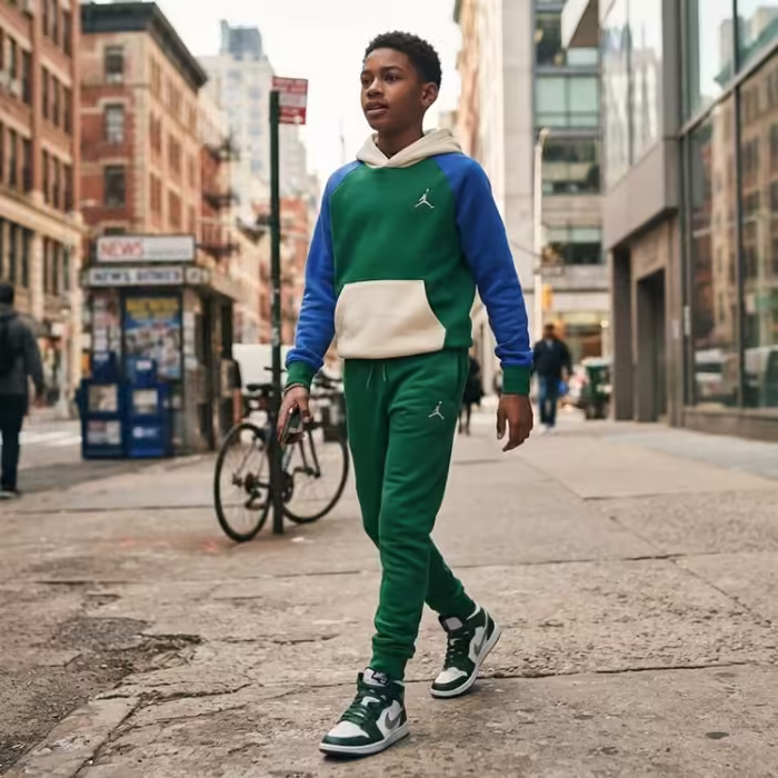Брюки Nike JDB MJ BROOKLYN FT ESS PANT - 9