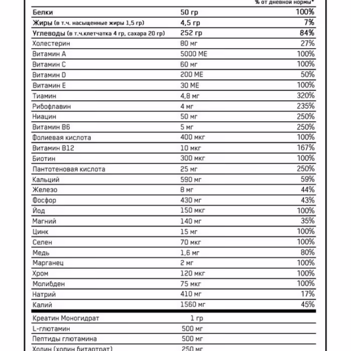Гейнер Optimum Nutrition ON SERIOUS MASS CHOCOLATE 6LB - 3