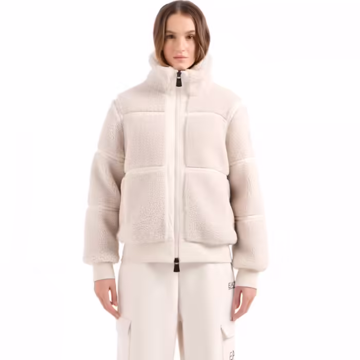 Scurta EA7 EMPORIO ARMANI CONTEMPORARY SPORT TEDDY-EFFECT JACKET - 3