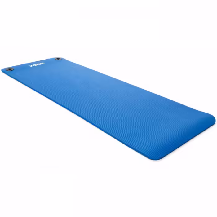 Коврик для йоги YORK NBR Yoga Mat with two grommets Синий 183x61x1 cm - 3