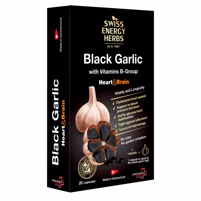 Vitamine Swiss Energy Swiss Energy BLACK GARLIC caps N20