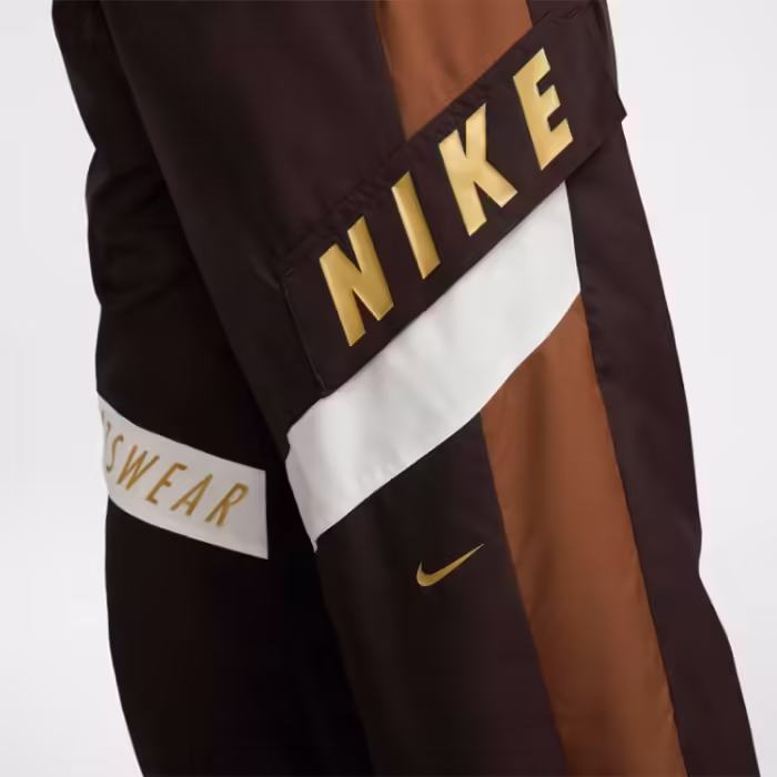 Брюки Nike W NSW WVN OS PANT HR SW Коричневый M - 9