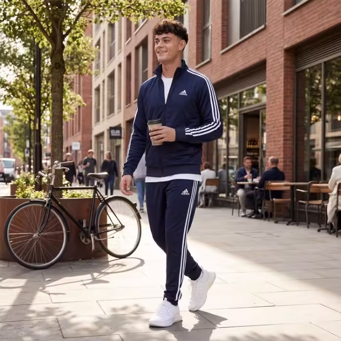 Спортивный костюм Adidas M 3S TR TT TS Синий XS - 7