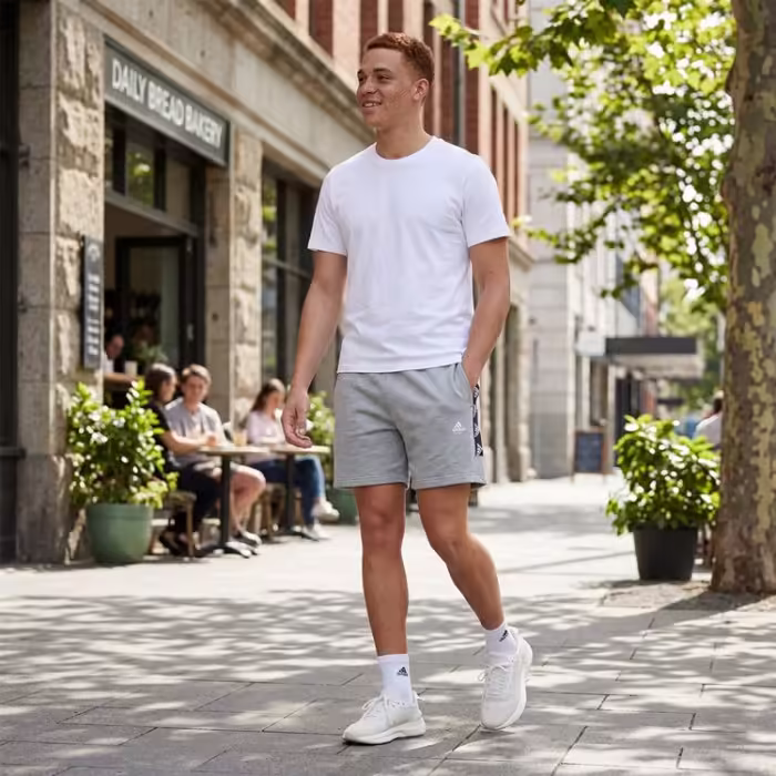 Шорты Adidas M BL SHO Серый 2XL - 7