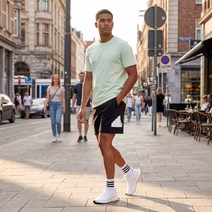 Шорты Adidas M FI BOS SHO Черный XL - 7