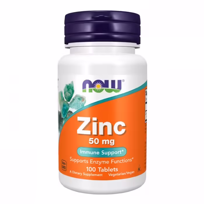 Vitamine Now Foods ZINC GLUCONATE 50mg  100 TABS - 2