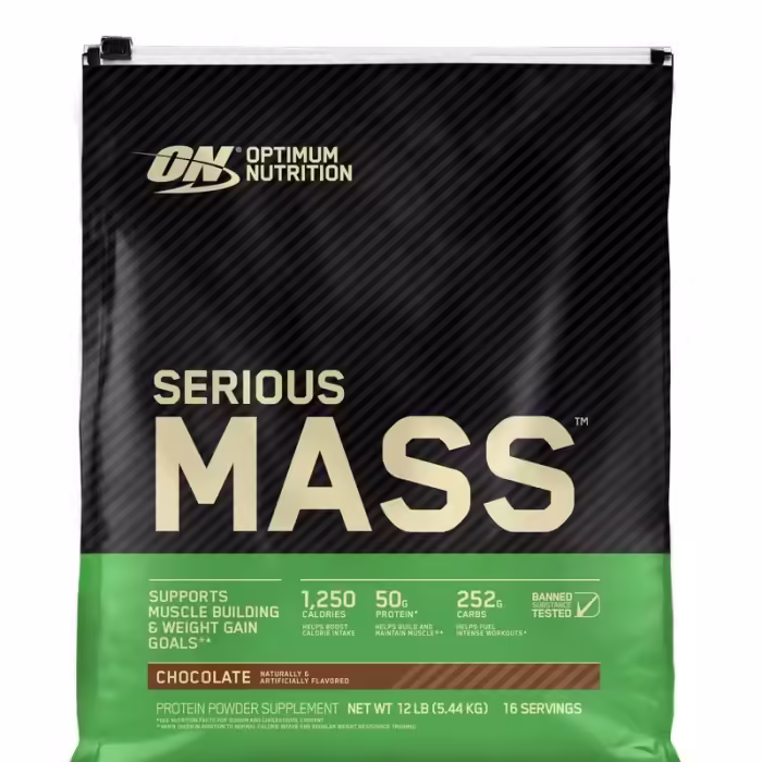 Gainer Optimum Nutrition ON SERIOUS MASS CHOCOLATE 12LB - 2