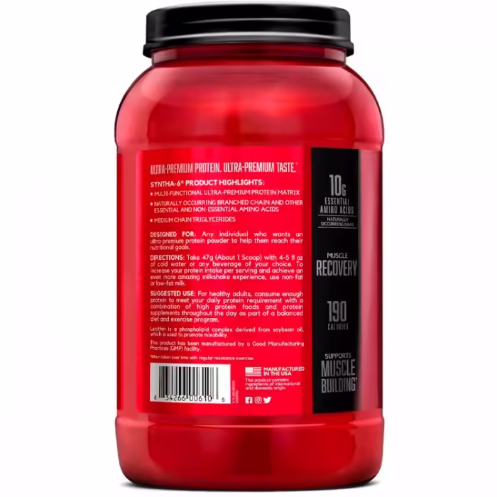 Сывороточный протеин BSN Syntha-6 Ultra Premium Protein Matrix Chocolate Milkshake 2.91lb - 3