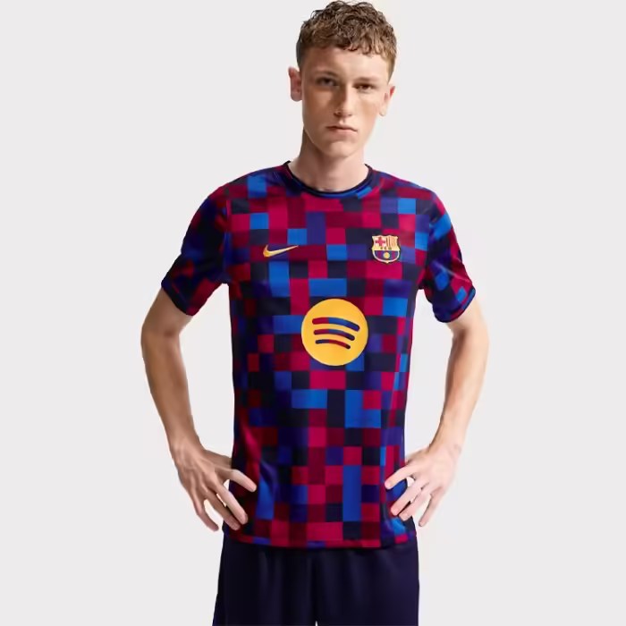Tricou Nike F.C. Barcelona Home Dri-FIT Soccer Pre-Match