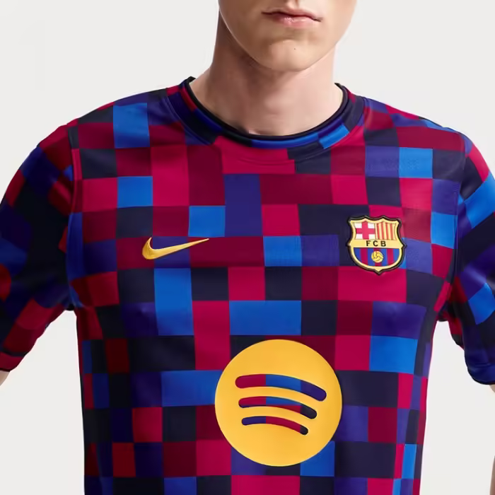 Tricou Nike F.C. Barcelona Home Dri-FIT Soccer Pre-Match - 6