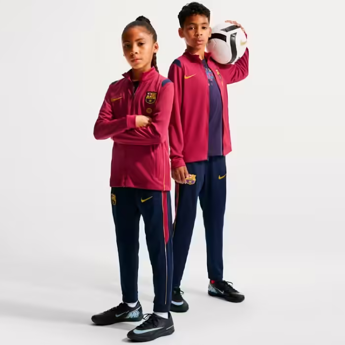 Costum Sportiv Nike F.C. BARCELONA ACADEMY PRO DRI-FIT Albastru XL - 7