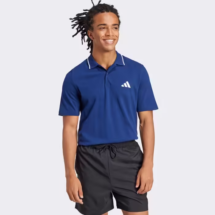 Поло Adidas Essentials Small Logo Синий XS