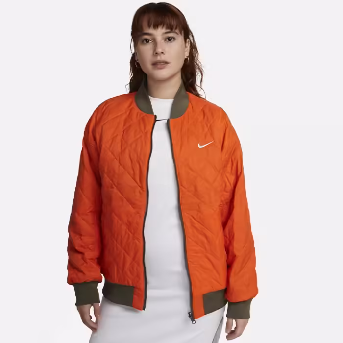 Куртка Nike W NSW VRSTY BMBR JKT Хаки XS - 8
