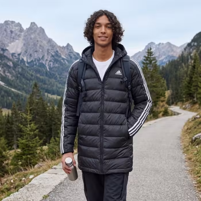 Куртка Adidas ESS 3S L D H PA Черный XS - 7