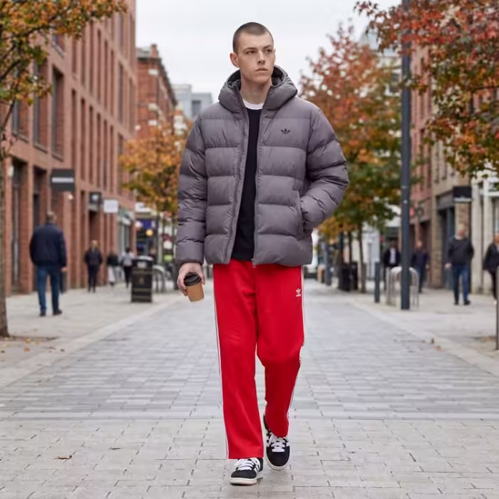 Scurta Adidas COMMERCIAL PUFF Gri L - 7