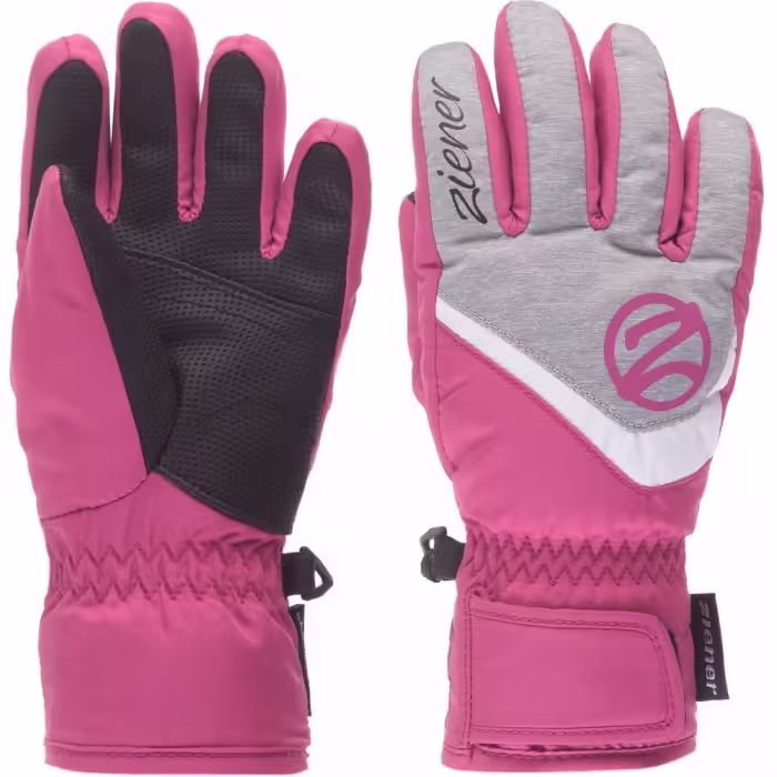 Перчатки Ziener Ski Gloves Серый/Розовый 3.5