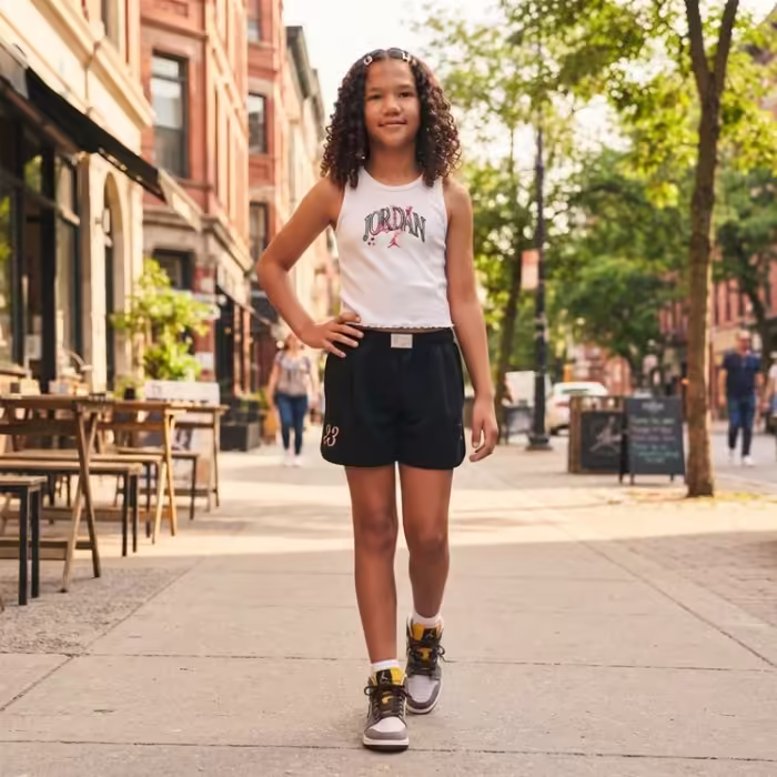Шорты Nike JORDAN FLOWER OF FRIENDSHIP Черный 10-12YR - 8
