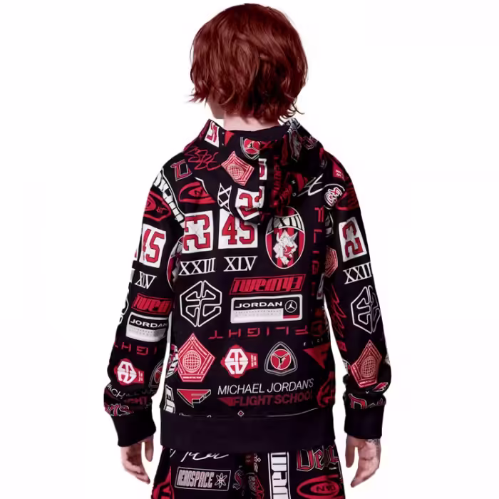 Hanorac Nike JDB MJ ESSENTIALS AOP PO - 2