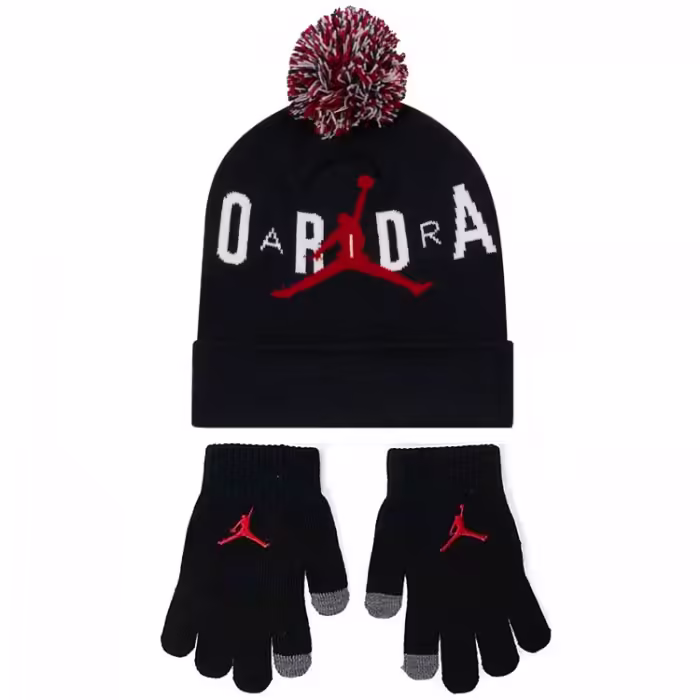 Set Caciula + manusi Nike JAN JORDAN HBR POM BEANIE SET