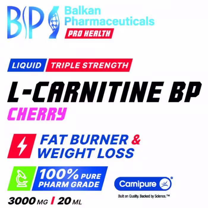Ацетил-Л-Карнитин Balkan Pharmaceuticals L-CARNITINE BP Cherry 500 ml - 3
