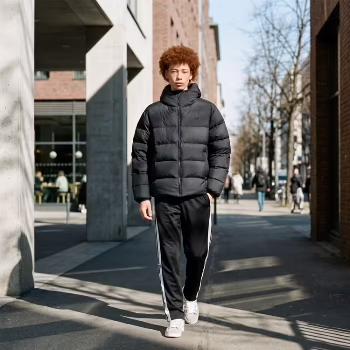 Scurta Adidas COMMERCIAL PUFF Negru XS - 7