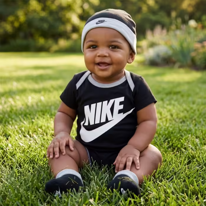 Bodi Nike FUTURA LOGO Negru 6-12M - 7