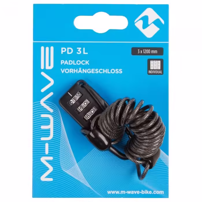Lant antifurt M-WAVE M-WAVE PD 3 L padlock - 2