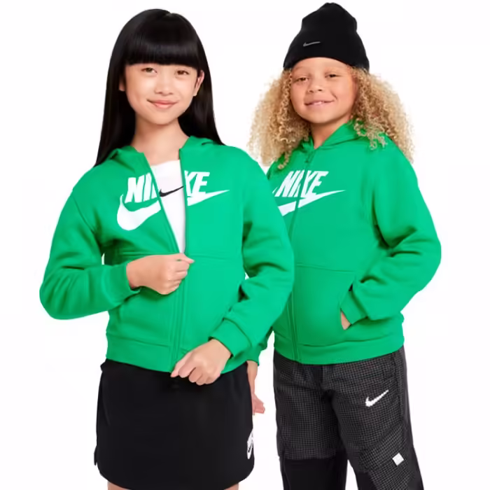 Толстовка Nike K NSW CLUB FLC HD FZ LS HBR - 3
