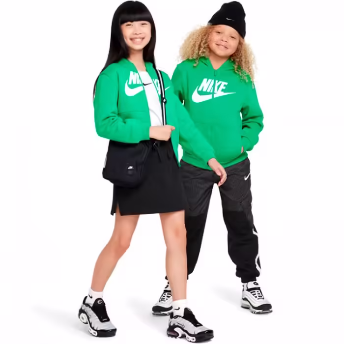 Толстовка Nike K NSW CLUB FLC HD FZ LS HBR - 4