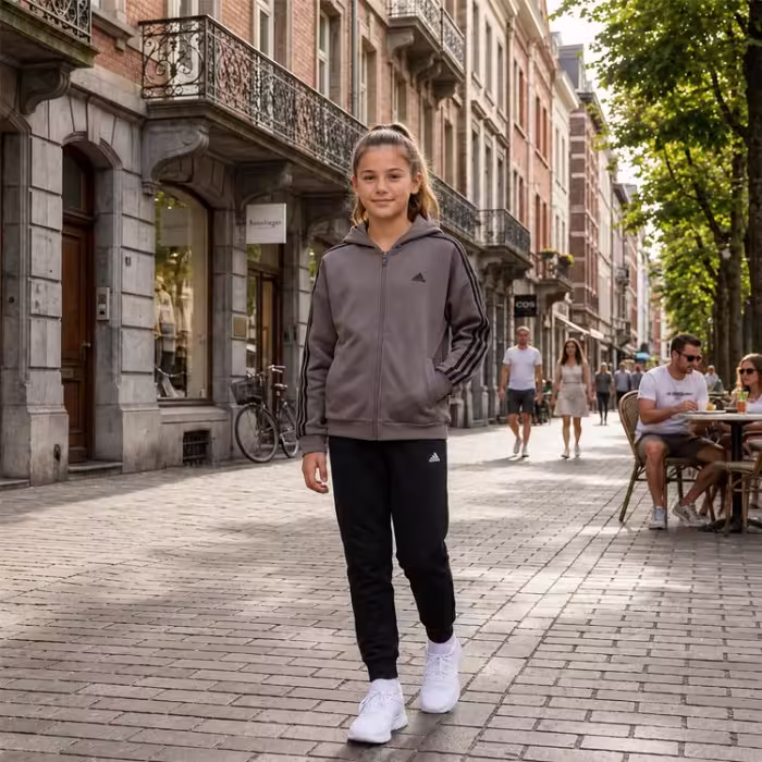 Hanorac Adidas U FI 3S FZ HD Argintiu 128 - 9