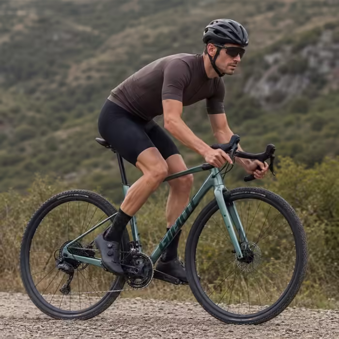 Bicicleta de pietris GIANT Revolt 1 Verde - 7
