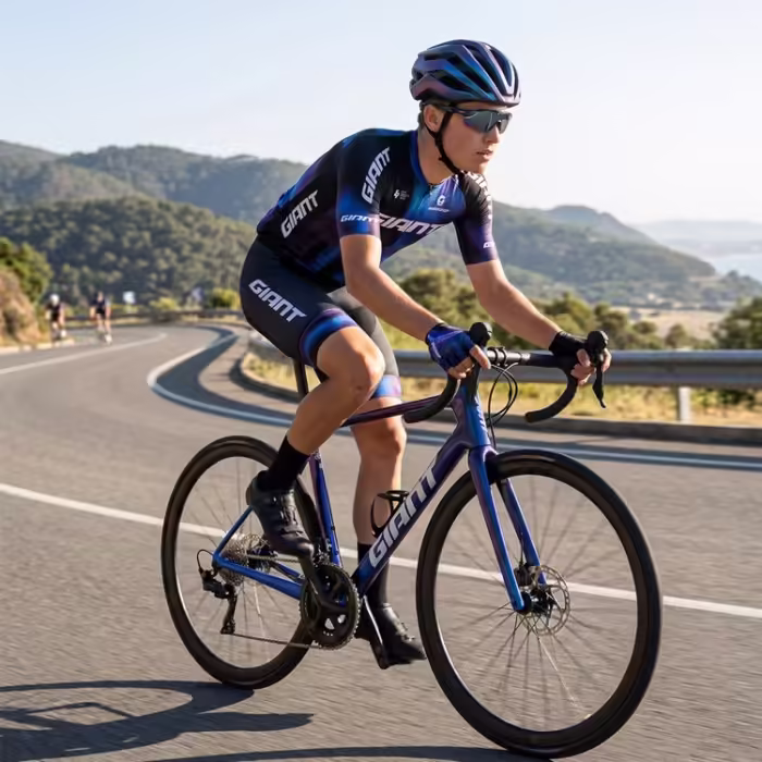 Велосипед спортивный GIANT TCR Advanced 1-KOM Violet - 6
