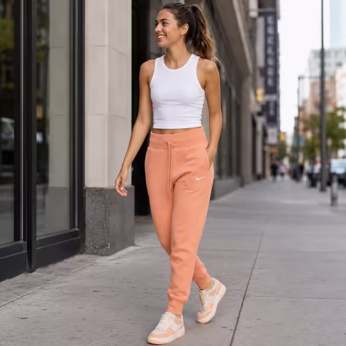 Брюки Nike W NSW PHNX FLC HR PANT STD - 7
