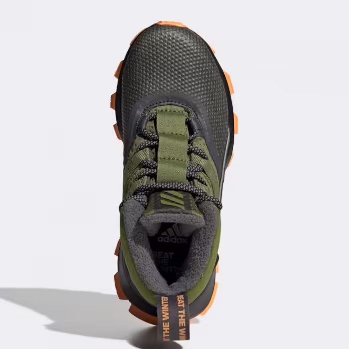 Ботинки Adidas RapidaRun ATR BTW K Серый/Зеленый/Оранжевый 28 - 4