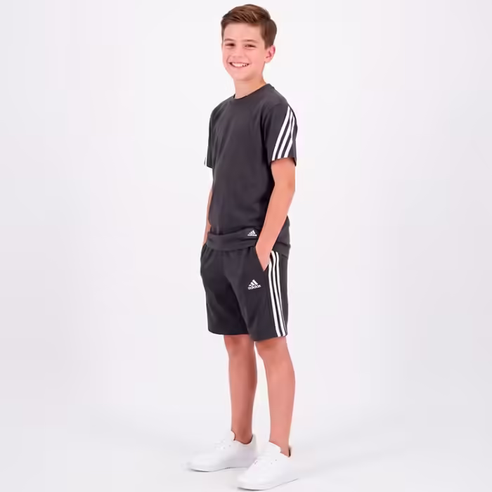 Tricou Adidas B FI 3S TEE Negru 110 - 3