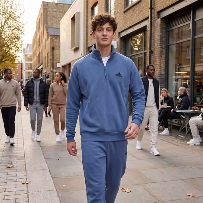 Толстовка Adidas M Z.N.E. H-ZIP Синий S - 7